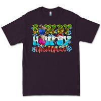 Plum Rowdy Howdy Christmas Premium Tee - CowhideDigitalArt