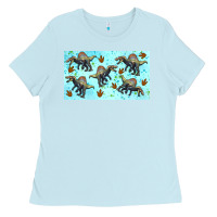 Baby Blue spinosaurus sippy cup Ladies Tee - Artiststas