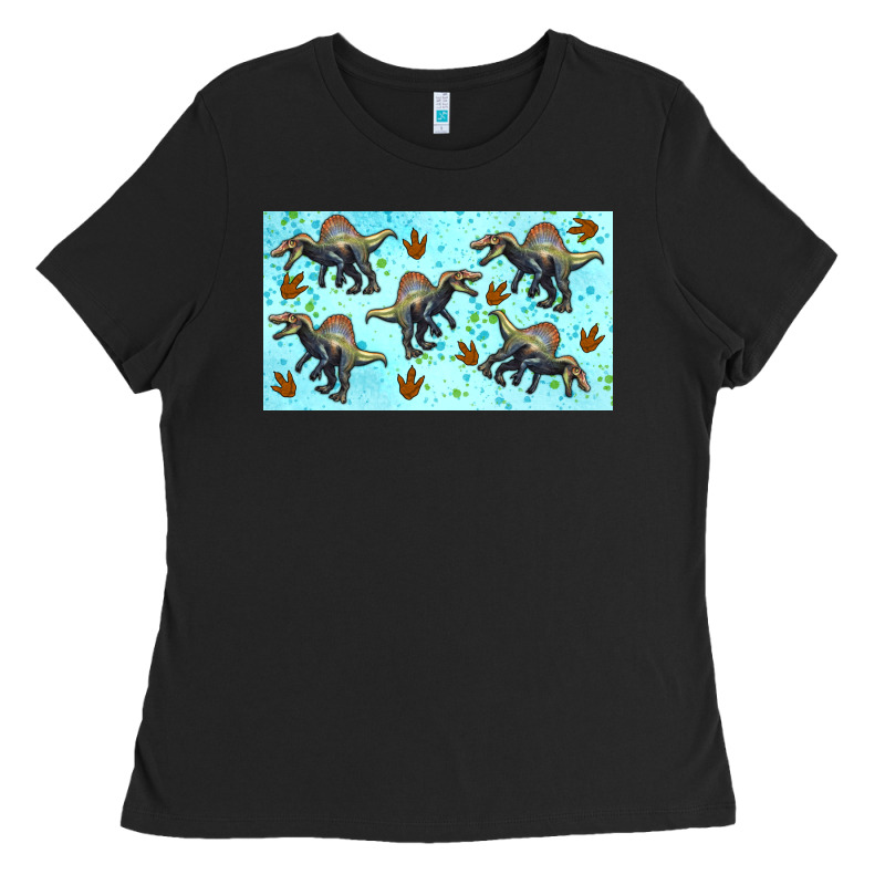 Spinosaurus Sippy Cup Ladies Tee by Artiststas | Teevron
