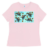 Bubblegum Pink spinosaurus sippy cup Ladies Tee - Artiststas