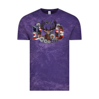 Cloud Purple best dad ever Vintage Tee - SublimationCraftShop