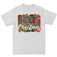 Dove Grey Western Merry Christmas Premium Tee - CowhideDigitalArt