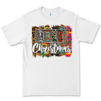 White Western Merry Christmas Premium Tee - CowhideDigitalArt