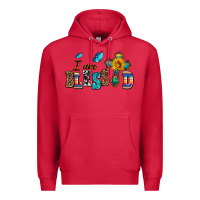 Cardinal ı am blessed Premium Hoodie - AdoDesignShop