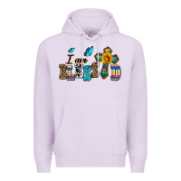 Lilac ı am blessed Premium Hoodie - AdoDesignShop
