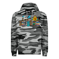 Slate Camo ı am blessed Premium Hoodie - AdoDesignShop