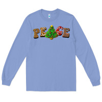 Colony Blue christmas peace Long Sleeve Tee - BarkalooDesign