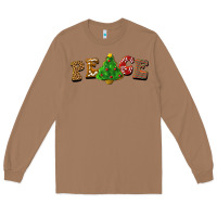 Toasted Coconut christmas peace Long Sleeve Tee - BarkalooDesign