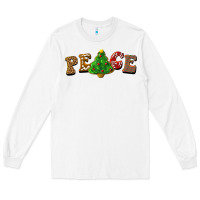 White christmas peace Long Sleeve Tee - BarkalooDesign