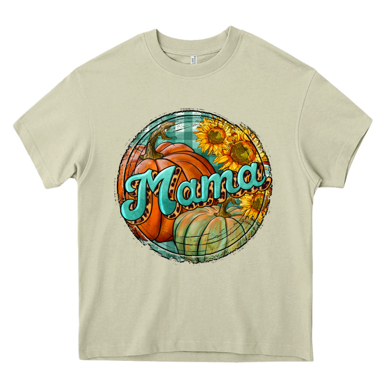 Pumpkin Mama With Background Heavy Core Tee by BundleAndBundleShop | Teevron