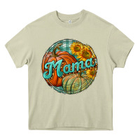Mossy pumpkin mama with background Heavy Core Tee - BundleAndBundleShop