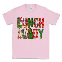 Bubblegum Pink Lunch Lady Christmas Classic Tee - BundleAndBundleShop