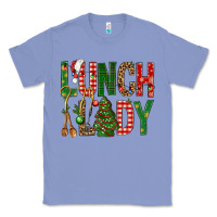 Colony Blue Lunch Lady Christmas Classic Tee - BundleAndBundleShop