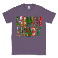 Lavender Lunch Lady Christmas Classic Tee - BundleAndBundleShop