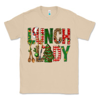 Mushroom Lunch Lady Christmas Classic Tee - BundleAndBundleShop