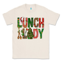 Natural Lunch Lady Christmas Classic Tee - BundleAndBundleShop