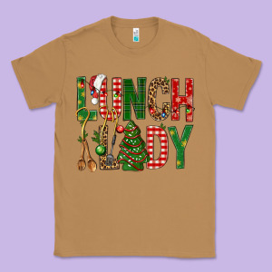 Lunch Lady Christmas Classic Tee Designed By Bundleandbundleshop