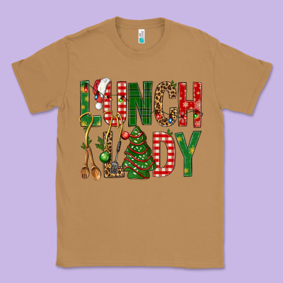 Lunch Lady Christmas Classic Tee Designed By Bundleandbundleshop