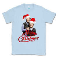 Dusty Blue Step Brothers - merry christmas - happy xmas Classic Tee - DesigneFamous