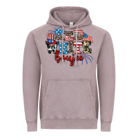 Vintage Zinc Red whıte boujee Vintage Hoodie - AdoDesignShop