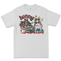 Dove Grey Bunny mama Premium Tee - CowhideDigitalArt