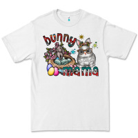 White Bunny mama Premium Tee - CowhideDigitalArt