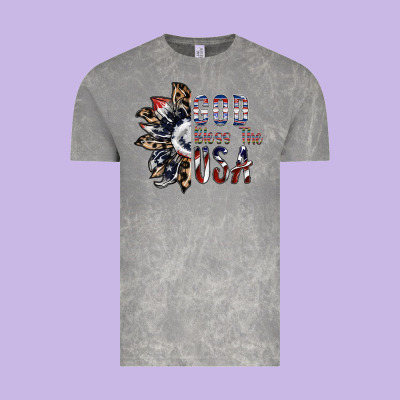 God Bless The Usa Vintage Tee Designed By Sublimationcraftshop