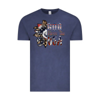 Vintage Denim god bless the usa Vintage Tee - SublimationCraftShop