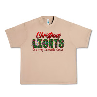 Burro festive christmas lights text art Urban Heavy Tee - CowhideDigitalArt