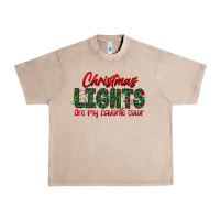 French Oak festive christmas lights text art Urban Heavy Tee - CowhideDigitalArt