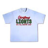 Grape Ice festive christmas lights text art Urban Heavy Tee - CowhideDigitalArt