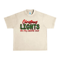 Sandshell festive christmas lights text art Urban Heavy Tee - CowhideDigitalArt