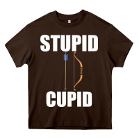 Chocolate Brown Studip Cupid Heavy Core Tee - Bettercallsaul