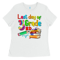 White last day of third grade Ladies Tee - Artiststas
