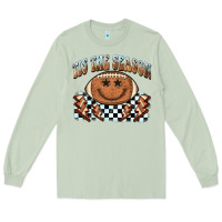 Matcha tis the season football smiley face Long Sleeve Tee - BarkalooDesign