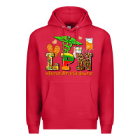 Cardinal lpn juneteenth licensed practical nurse Premium Hoodie - AdoDesignShop