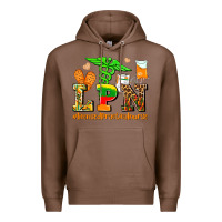Chestnut lpn juneteenth licensed practical nurse Premium Hoodie - AdoDesignShop