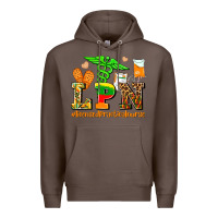 Coffee lpn juneteenth licensed practical nurse Premium Hoodie - AdoDesignShop
