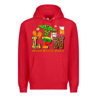 Red lpn juneteenth licensed practical nurse Premium Hoodie - AdoDesignShop