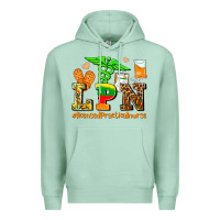 Seafoam lpn juneteenth licensed practical nurse Premium Hoodie - AdoDesignShop