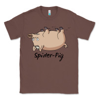 Chestnut Spider Pig Classic Tee - DesigneFamous