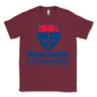 Burgundy Newcastle College Classic Tee - DesigneFamous