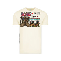 Vintage Arctic home of the free beacause of the brave Vintage Tee - CowhideDigitalArt