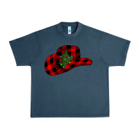 Midnight Navy cowboy christmas Urban Heavy Tee - CowhideDigitalArt