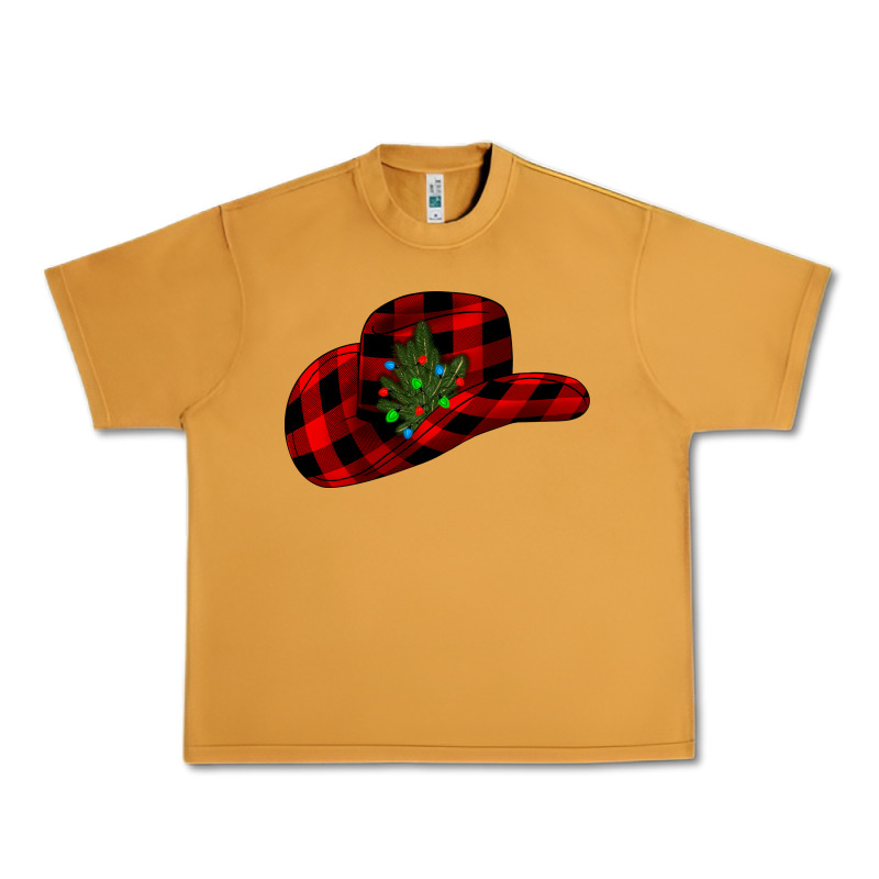 Cowboy Christmas Urban Heavy Tee by CowhideDigitalArt | Teevron