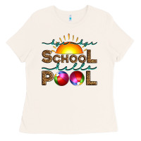 Bone bye bye school hello pool Ladies Tee - Artiststas