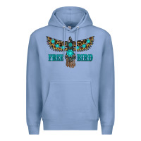Colony Blue turquoise freebird Premium Hoodie - RanaPortraitStore