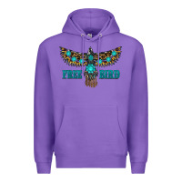 Purple turquoise freebird Premium Hoodie - RanaPortraitStore