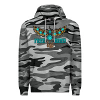 Slate Camo turquoise freebird Premium Hoodie - RanaPortraitStore