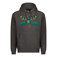 Smoke turquoise freebird Premium Hoodie - RanaPortraitStore